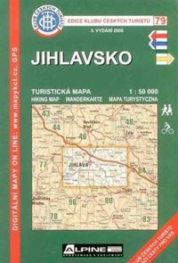 Jihlavsko - mapa KČT č.79 - 1:50t