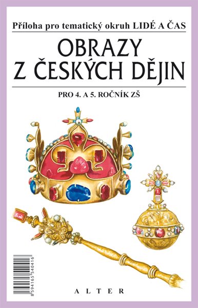 Obrazy z českých dějin-kartonová příloha - Čapka Fr., Klíma B. - 14x23 cm