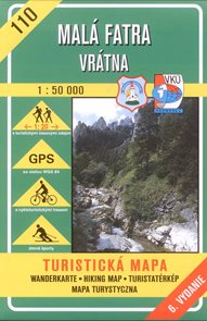 Mal&#225; Fatra - Vr&#225;tna - mapa VK&#218; č.110 - 1:50 000 /Slovensko/