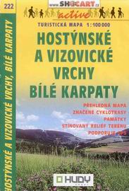 Hostýnské a Vizovické vrchy, Bílé Karpaty - mapa Shocart č.222 - 1:100t