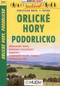 Orlické hory, Podorlicko - mapa Shocart č.211 - 1:100t