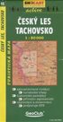 Český les - Tachovsko - mapa SHc13 - 1:50t