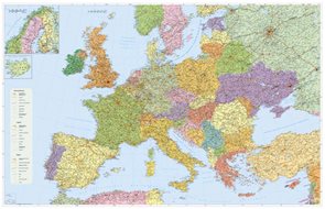 Evropa - silniční síť