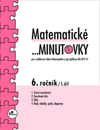 Matematické minutovky 6.ročník - 1. díl - Hricz Miroslav - 200x260 mm, sešitová