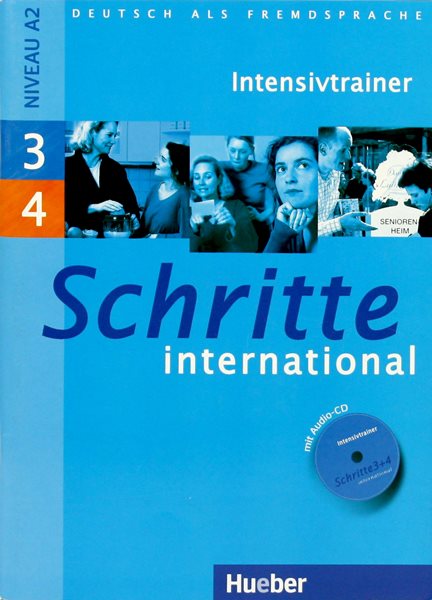 Schritte international 3 + 4 Intensivtrainer + audio CD - Niebisch Daniela - A4, sešitová