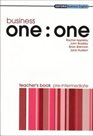 Business one : one Pre-intermediate Teachers Book