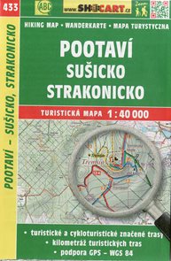 Pootaví, Sušicko, Strakonicko - mapa SHOCart č. 433 - 1:40 000