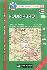Podřipsko - mapa KČT č.9 - 1:50t