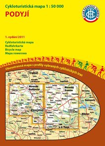 Podyjí -  cyklomapa Klub českých turistů 1:50 000 - 1. vydání 2011