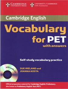 Cambridge English Vocabulary for PET with answers + audio CD
