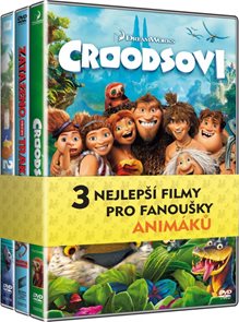 Kolekce Animované filmy (Croodsovi, Zataženo občas trakaře 2, Rio 2)