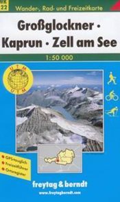 Grossglockner, Kaprun, Zell am See - mapa WK122 - 1:50t /Rakousko/