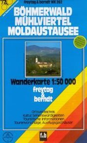 Bhmerwald /Šumava/, Mühlviertel, Moldaustausee - mapa WK262 - 1:50t /Rakousko,Německo,Česká republik
