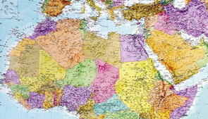 Afrika - politické rozdělení - nástěnná mapa - 1:8 000 000 /MapsInt.-TerraNova/