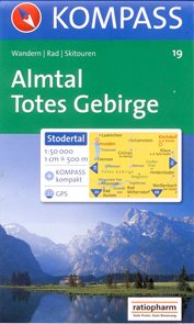 Almtal, Stodertal, Totes Gebirge - mapa Kompass č.19 - 1:50 000 /Rakousko/