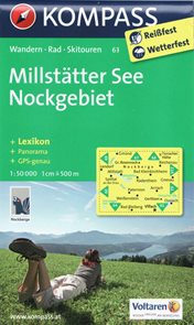 Millstätter See, Nockgebiet - mapa Kompass č.63 - 1:50t /Rakousko/