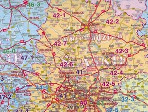 Spediční - Polsko - 1:750 000 - nástěnná mapa /Stiefel/