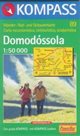 Domodóssola - mapa Kompass č.89 - 1:50t /Švýcarsko,Itálie/
