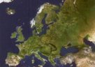 Evropa - satelitní nástěnná mapa /velká/