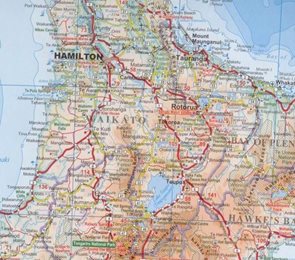 New Zealand /Nov&#253; Z&#233;land/ -Gizi- 1:1 700 000 - n&#225;stěnn&#225; mapa