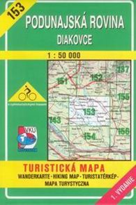 Podunajská rovina, Diakovce - mapa VKÚ č.153 - 1:50 000 /Slovensko/