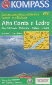 Alto Garda e Ledro - mapa Kompass č.690 - 1:25 000 /Itálie/