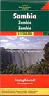 Zambie - mapa Freytag - 1:1 250 000