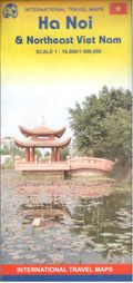 Hanoi, severov&#253;chodn&#237; Vietnam - mapa ITM 1:18 000/1:500 000