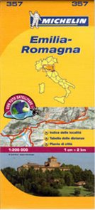 Itálie - Emilia Romagna - mapa Michelin č.357 - 1:200 000