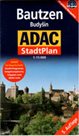 Bautzen /Budyšín/ - kapesní plán ADAC - 1:15 000 /Německo/