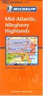 USA - Mid-Atlantic, Allegheny, Highlands - mapa Michelin č.582 - 1:500 000