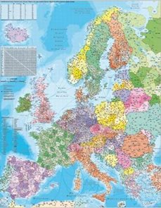 Spediční - Evropa - 1:3 600 000 - nástěnná mapa