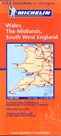 Velká Britanie - Wales, Midlands 1:400 000 - mapa Michelin č.503
