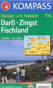 Darss, Zingst, Fischland - mapa Kompass č.736 - 1:50 000 /Německo/