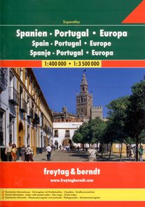 Španělsko, Portugalsko / Evropa - autoatlas Freytag & Berndt 1:400 000 / 1:3 500 000