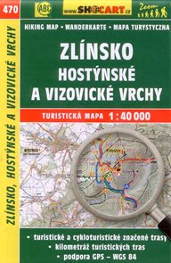 Zlínsko, Hostýnské a Vizovické vrchy - mapa SHOCart č.470 - 1:40 000