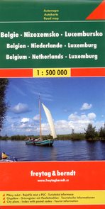 Belgie,Nizozemsko,Lucembursko - mapa Freytag a Berndt 1:500 000