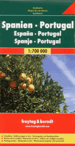Španělsko, Portugalsko - mapa Freytag - 1:700 000