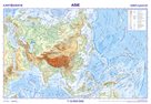 Asie - školní- reliéf a povrch - nástěnná mapa - 1:13 000 000