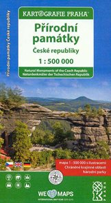 Přírodní památky České republiky 1:500 000