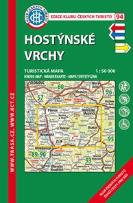 Hostýnské vrchy - mapa KČT č. 94 - 1:50 000