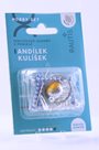 Sada na výrobu ozdoby z perliček - Andílek Kulíšek - modrý/stříbrný