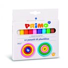 PRIMO plastelína, 10 barev (10 x 18gr)