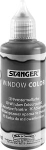Barva na sklo STANGER 80 ml, šedá