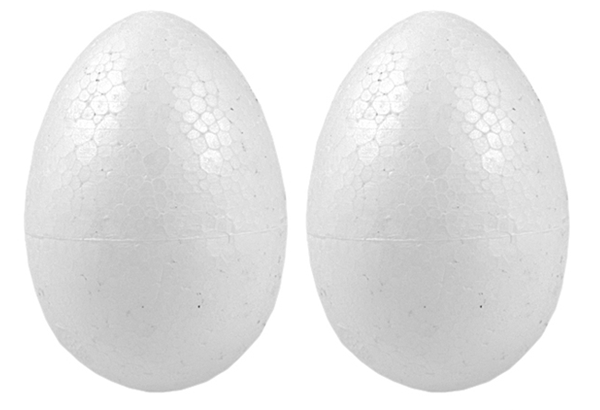 Levně Vajíčko polystyrenové - 12 cm