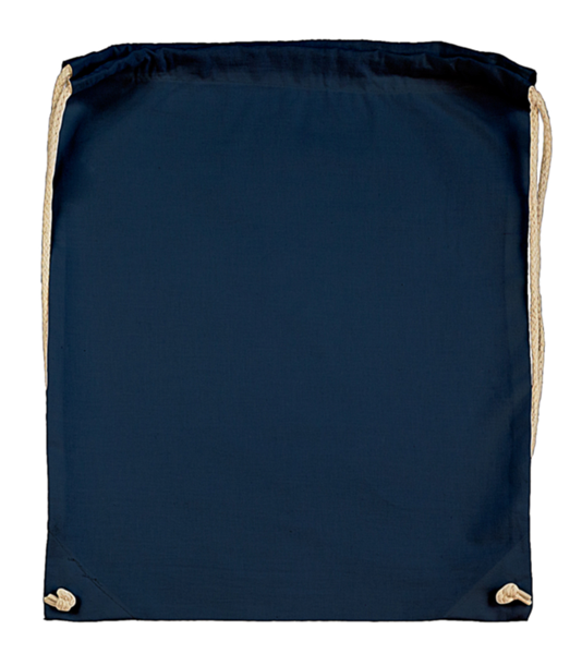 Bavlněný batoh k domalování - barva temně modrá, Sleva 15%