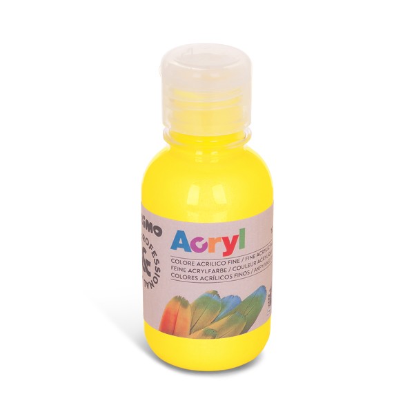 Levně Akrylová barva PRIMO, 125 ml, žlutá