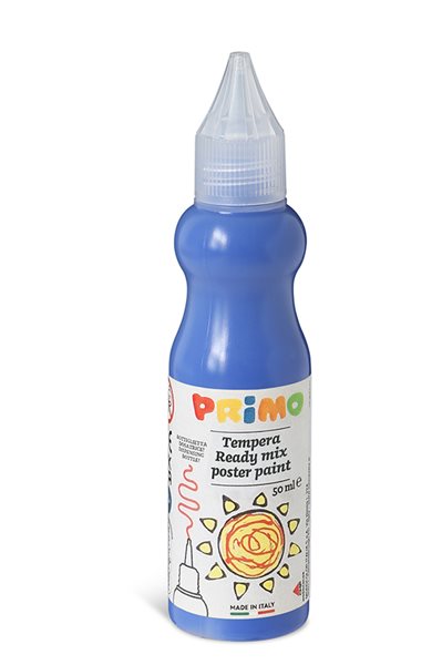Temperová barva 3D PRIMO, 50 ml, lahvička s tenkým hrotem, modrá