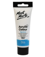 Levně Akrylová barva Mont Marte 75 ml - titanová bílá