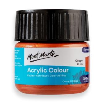 Levně Akrylová barva Mont Marte,100ml, měděná (Copper)